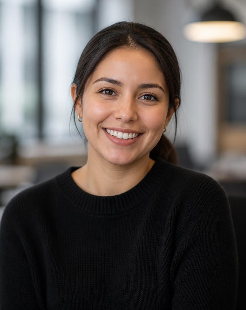 Portrait of Alicia M., Sales Representative · 1 year