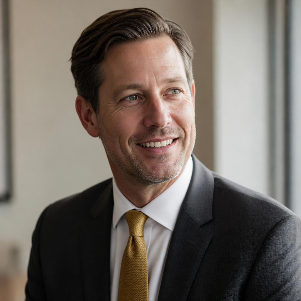 Portrait of Timothy S., General Manager · Consumer products brand